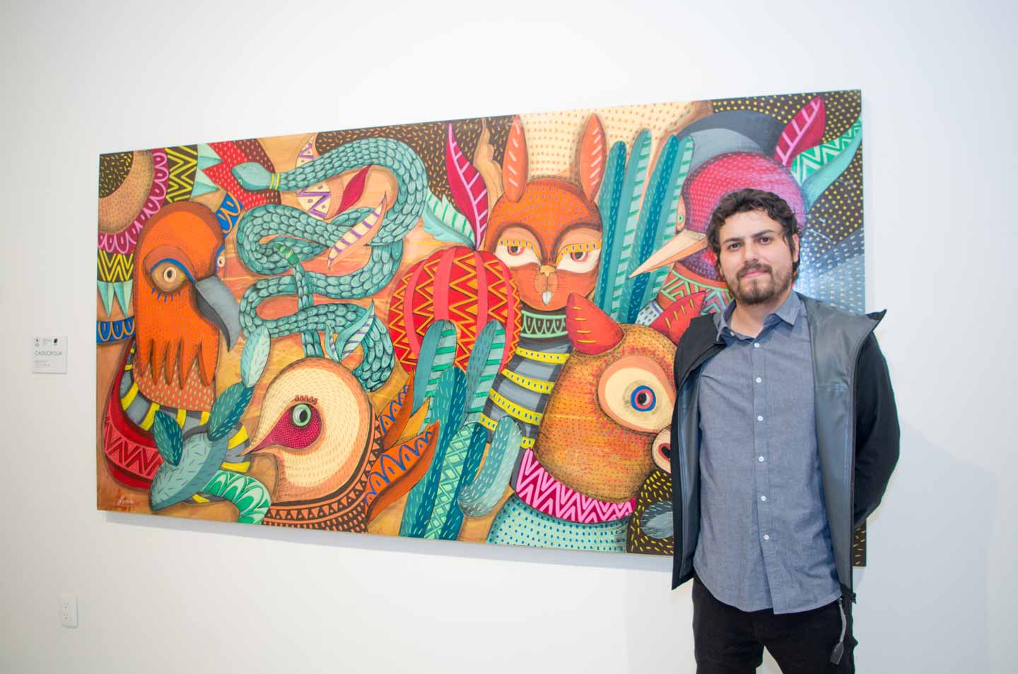 Roco, Artista plástico en el Centro de Arte Bernardo Quintana