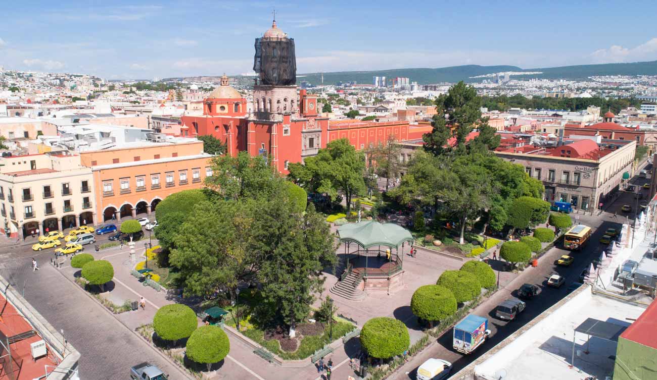 Jardín ZENEA en el centro histórico de Querétaro